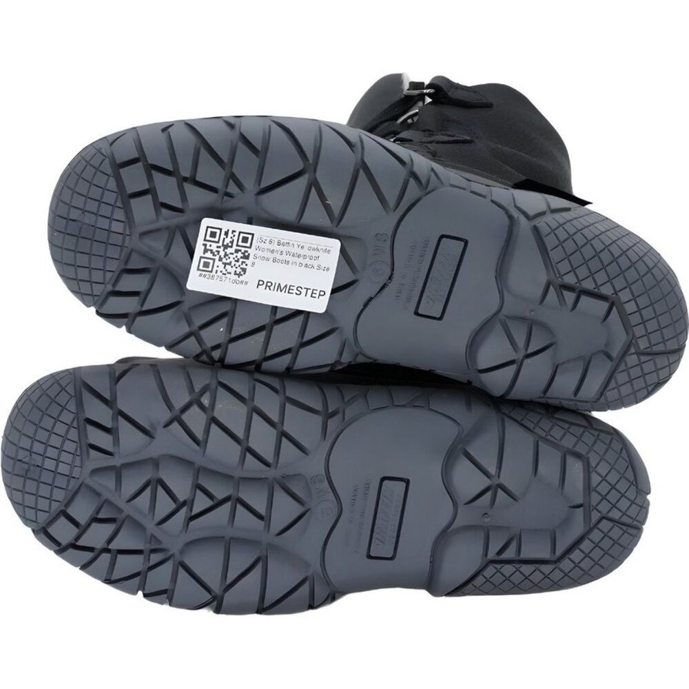 Baffin Black Insulated Boots with White Lining - Picture 5 of 5